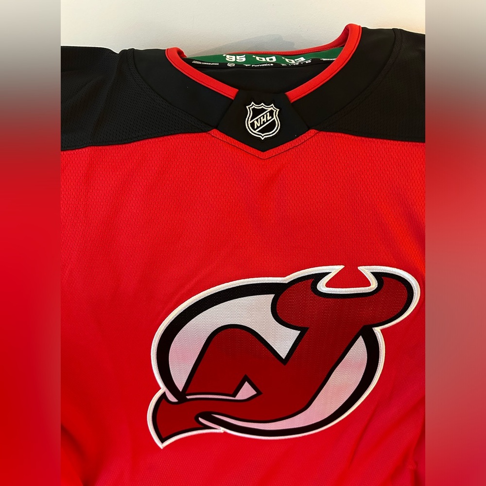Fanatics Authentic New Jersey Devils Breakaway Hockey Home Jersey Men’s Sz: XL - Picture 5 of 6